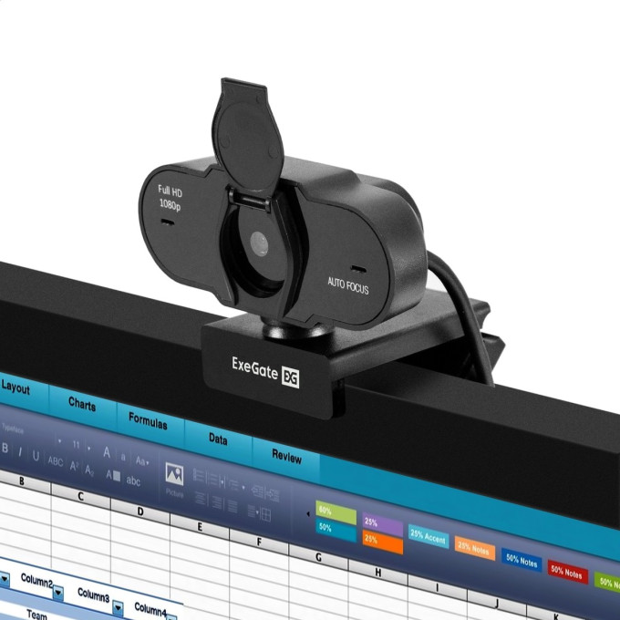 Веб-камера EXEGATE BLACKVIEW C931 FULLHD AF EX297681RUS